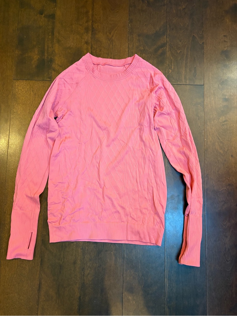 Womens Pink Crewneck Sweater